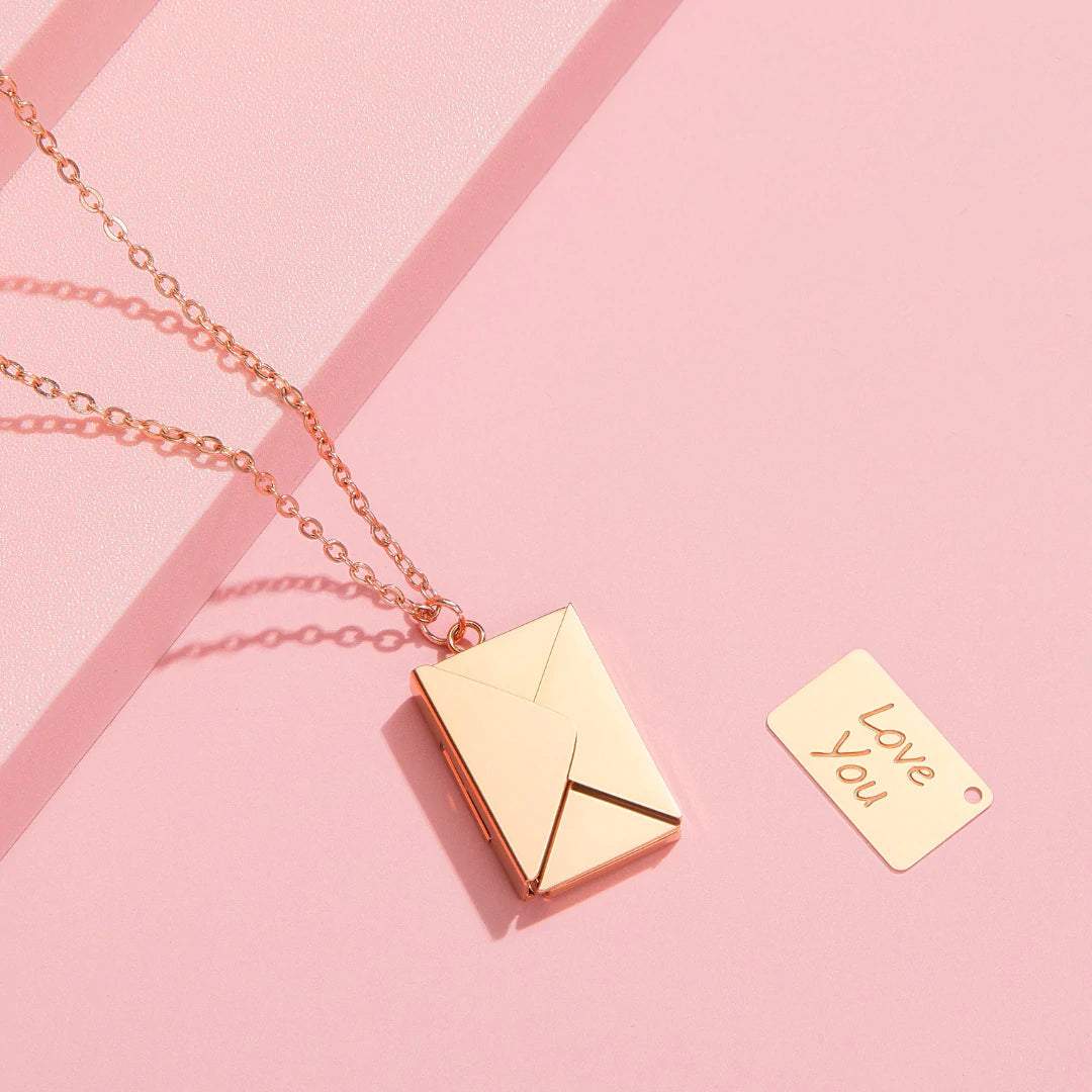 Liefdes Brief Ketting Gepersonaliseerd