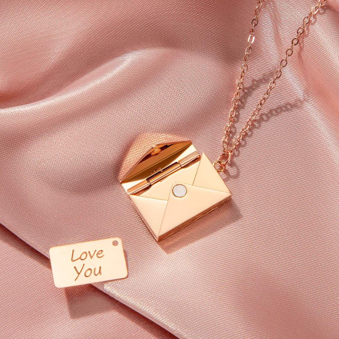 Liefdes Brief Ketting Gepersonaliseerd